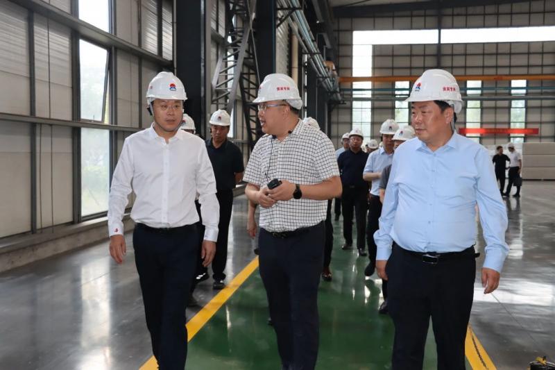 山东省临朐县党政考察团到好色视频APP下载铝业参观考察